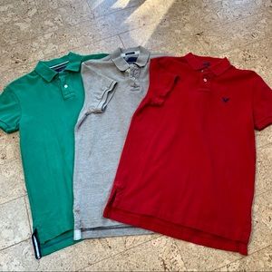 American Eagle Polo Shirts - Set of 3